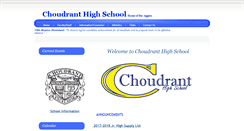 Desktop Screenshot of choudranthigh.lincolnschools.org